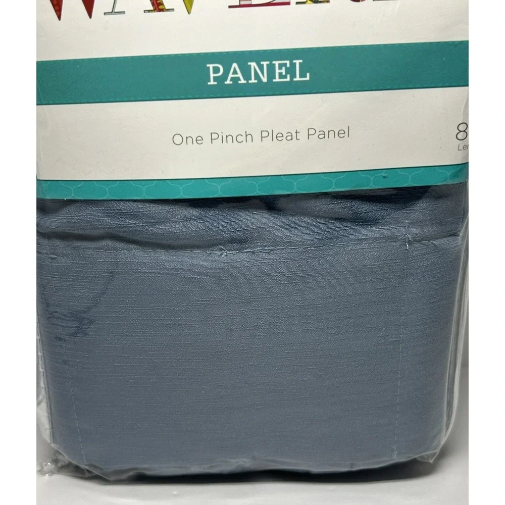 Waverly Serendipity Blue‎ Polyester Curtain Panel 50